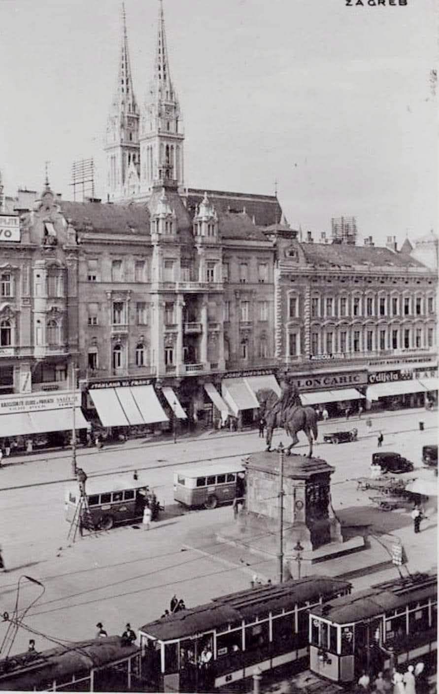 Trg bana Jelačića 1938. godine A